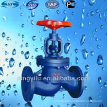cast iron globe valve for pvc pipe J41T-16 manufacturer